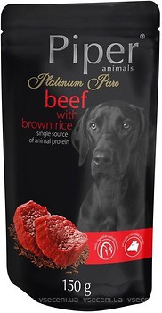 Фото Dolina Noteci Piper Dog Platinum with beef and brown rice 150 г