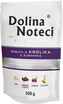 Фото Dolina Noteci Premium Dog with rabbit and cranberry 500 г