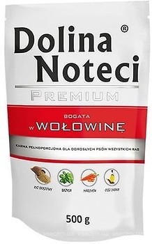 Фото Dolina Noteci Premium Dog with beef, vegetables and rice 500 г