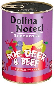 Фото Dolina Noteci Premium Dog Superfood Roe Deer and Beef 800 г