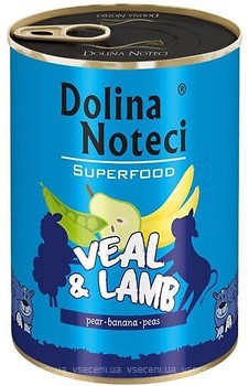 Фото Dolina Noteci Premium Dog Superfood Veal and Lamb 400 г
