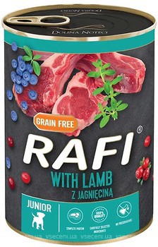 Фото Dolina Noteci Rafi Dog with lamb, blueberry and cranberry 800 г