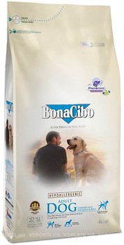 Фото BonaCibo Adult Dog Chicken and Rice with Anchovy 4 кг (BC406113)