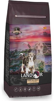 Фото Landor Puppy All Breed Duck and Rice 15 кг
