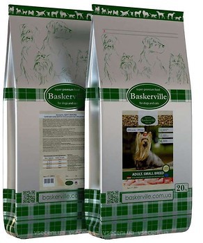 Фото Baskerville Adult Small Breed Poultry 20 кг