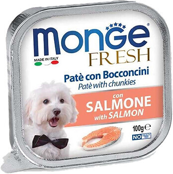 Фото Monge Dog Fresh With Salmon 100 г