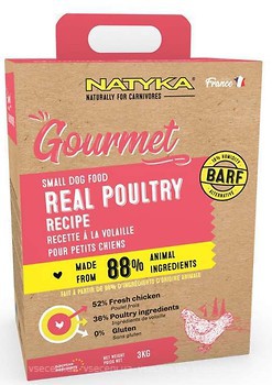 Фото Natyka Gourmet Small Dogs Real Poultry 3 кг