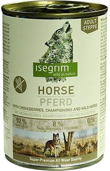 Фото Isegrim Horse Pure with Chokeberries Champignons & Wild Herbs 400 г
