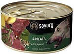 Фото Savory Dog Gourmand 4 meats 200 г (30389)