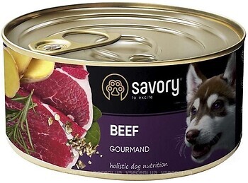 Фото Savory Dog Gourmand Beef 200 г (30426)