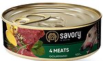 Фото Savory Dog Gourmand 4 meats 100 г (30372)