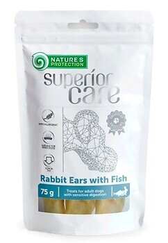 Фото Nature's Protection Superior Care Snacks Rabbit Ears With Fish 75 г