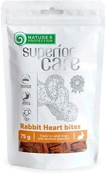 Фото Nature's Protection Superior Care Snacks Rabbit Heart Bites 75 г