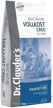 Фото Dr.Clauder's Basic Nature Vollkost Croc Dog 20 кг