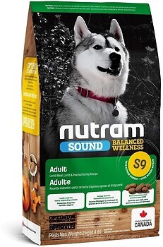 Фото Nutram Sound Balanced Wellness S9 Natural Lamb Adult Dog 20 кг