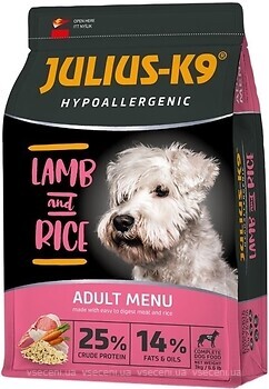 Фото Julius-K9 Lamb and Rice Adult Menu 12 кг
