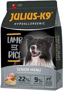 Фото Julius-K9 Lamb and Rice Senior Menu 3 кг