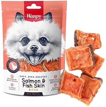 Фото Wanpy Salmon Fish Shape Bites 100 г