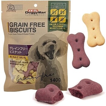 Фото DoggyMan Biscuits Purple Sweet Potato 140 г (56168)