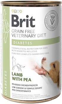 Фото Brit Grain Free Veterinary Diet Diabetes Lamb & Pea 400 г