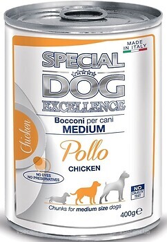 Фото Monge Special Dog Excellence Medium Adult Chicken 400 г