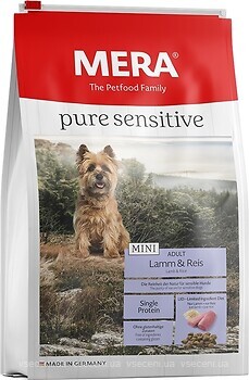 Фото Mera Pure Sensitive Mini Lamm & Reis 4 кг