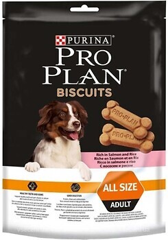Фото Purina Pro Plan Adult Biscuits Salmon & Rice 400 г