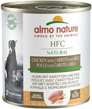 Фото Almo Nature HFC Natural Chicken with Carrots and Rice 280 г