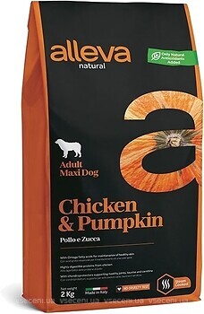 Фото Alleva Natural Adult Maxi Dog Chicken & Pumpkin 2 кг