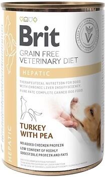 Фото Brit Grain Free Veterinary Diet Hepatic Turkey & Pea 400 г