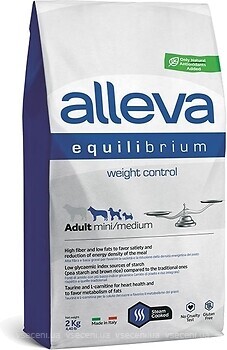 Фото Alleva Equilibrium Weight Control Adult Mini/Medium 2 кг