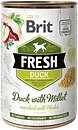 Фото Brit Fresh Duck with Millet 400 г