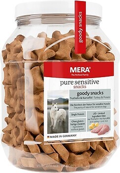 Фото Mera Pure Sensitive Goody Snacks Truthahn & Kartoffel 600 г