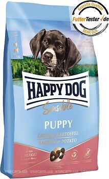 Фото Happy Dog Sensible Puppy Salmon & Potato 1 кг