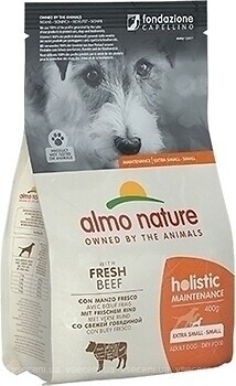Фото Almo Nature Holistic Maintenance XS-S with Fresh Beef 400 г