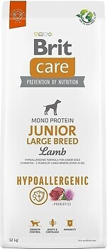Фото Brit Care Hypoallergenic Junior Large Breed Lamb & Rice 12 кг