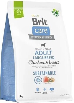 Фото Brit Care Sustainable Adult Large Breed 3 кг