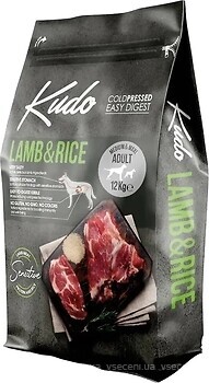 Фото Kudo Adult Medium & Maxi Lamb & Rice 12 кг