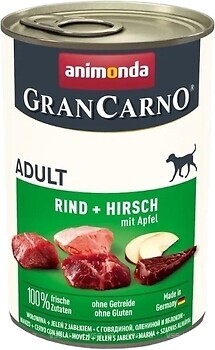 Фото Animonda Gran Carno Adult Rind + Hirsch mit Apfel 400 г