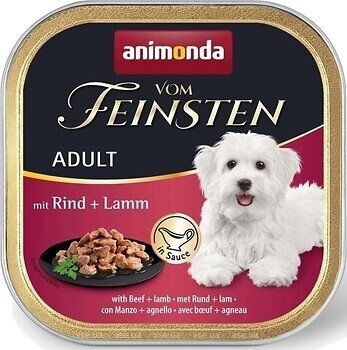 Фото Animonda Vom Feinsten Adult mit Rind + Lamm in Sauce 150 г