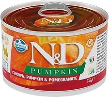 Фото Farmina N&D Pumpkin Adult Mini Chicken, Pumpkin & Pomegranate 140 г