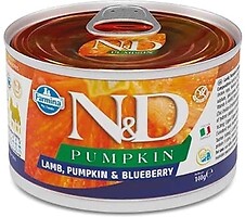 Фото Farmina N&D Pumpkin Adult Mini Lamb, Pumpkin & Blueberry 140 г