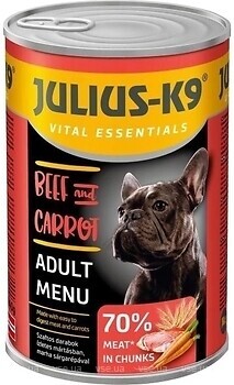 Фото Julius-K9 Beef & Carrot Adult Menu 1.24 кг