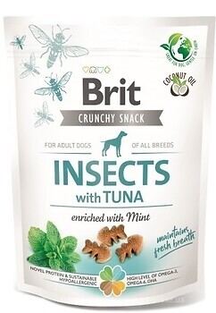 Фото Brit Crunchy Cracker Adult Insects with Tuna 200 г
