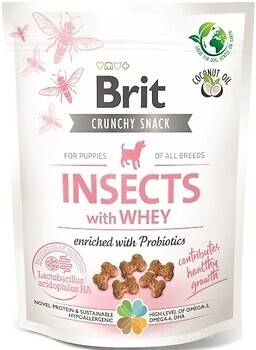 Фото Brit Crunchy Cracker Puppy Insects with Whey 200 г