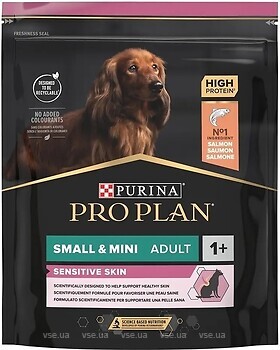 Фото Purina Pro Plan Small & Mini Adult Sensitive Skin 700 г