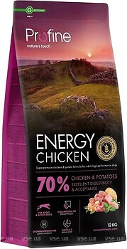 Фото Profine Adult Energy Chicken & Potatoes 12 кг