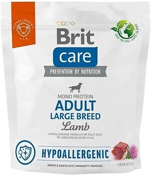 Фото Brit Care Hypoallergenic Adult Large Breed Lamb 1 кг