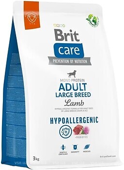 Фото Brit Care Hypoallergenic Adult Large Breed Lamb 3 кг