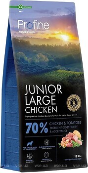 Фото Profine Junior Large Breed Chicken & Potatoes 12 кг